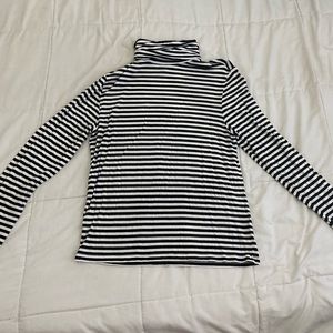 Striped Turtle Neck